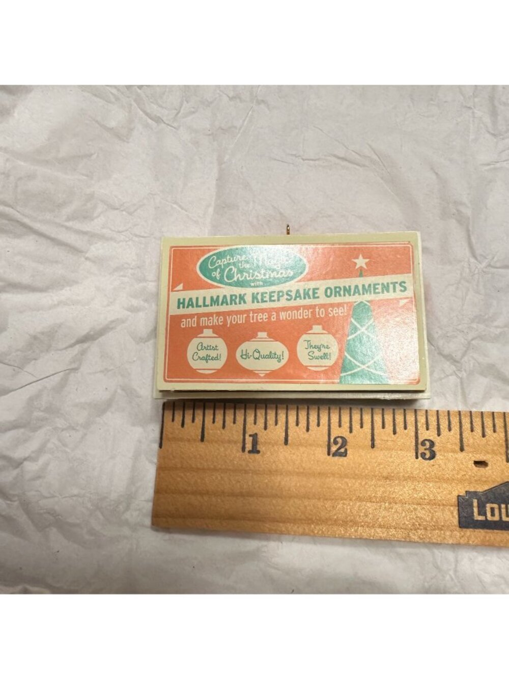 Hallmark Nifty Fifties Keepsake Christmas Tree Ornament 2014 - Picture 5 of 5